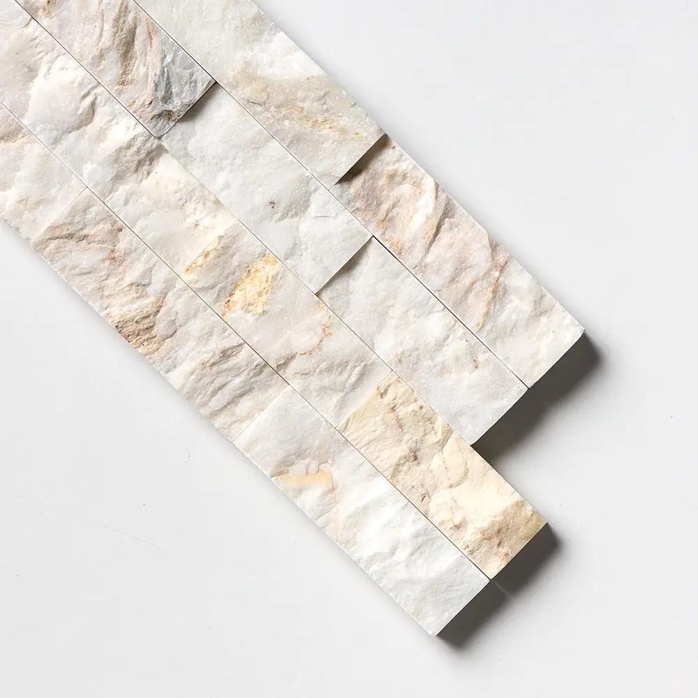 Calacatta Miele Wall Decos Marble Accent Tiles 6x24