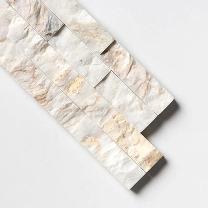 Calacatta Miele Wall Decos Marble Accent Tiles 6x24
