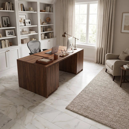 Calacatta Gold Honed Marble Tiles 12x24