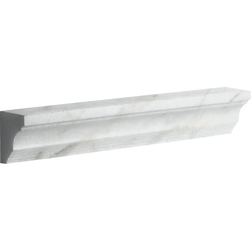 Calacatta Gold Polished Cornice Marble Moldings 2x12