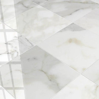 Calacatta Gold Polished Marble Tiles 18x18