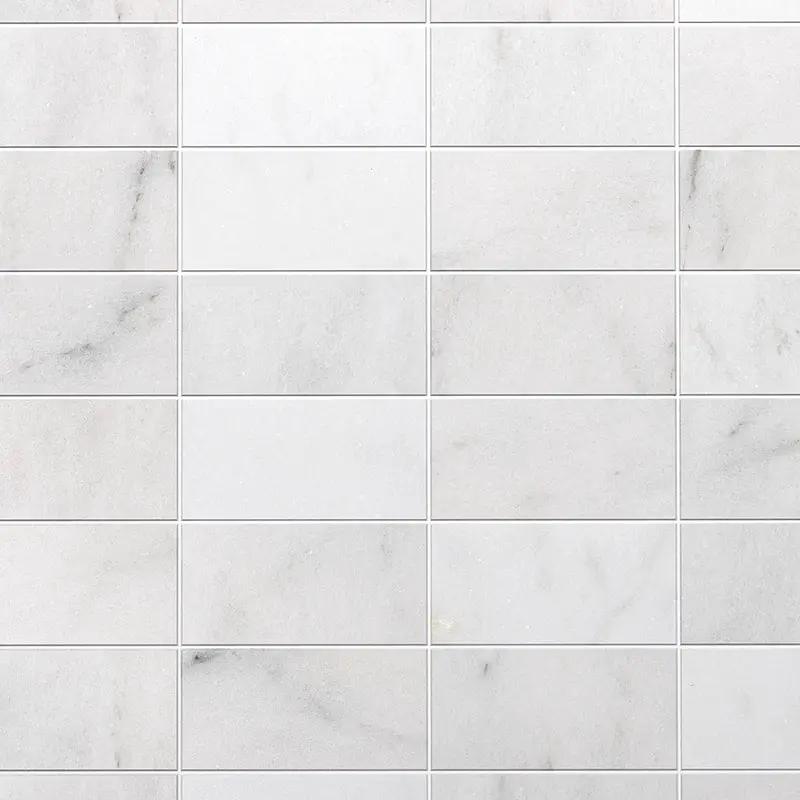 Calacatta T Honed Marble Tiles 6x12