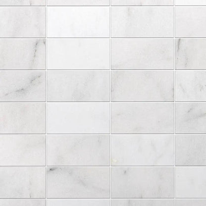 Calacatta T Honed Marble Tiles 6x12