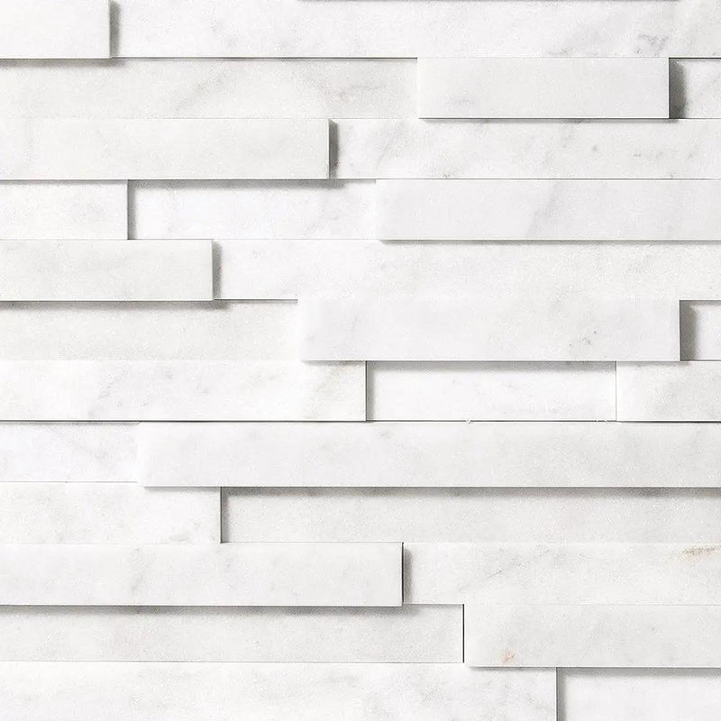 Calacatta T Honed Marble Wall Decos Elevations Pattern