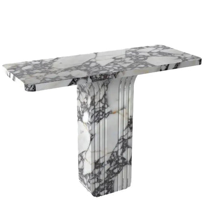 Calacatta Viola White Marble Designer Console - Polished 40x15