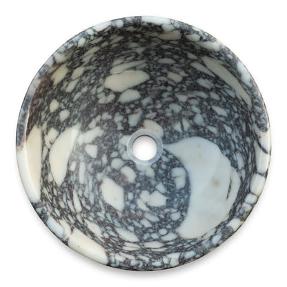 Calacatta Viola Marble Natural Stone Vessel Sink - Polished 16 Inch