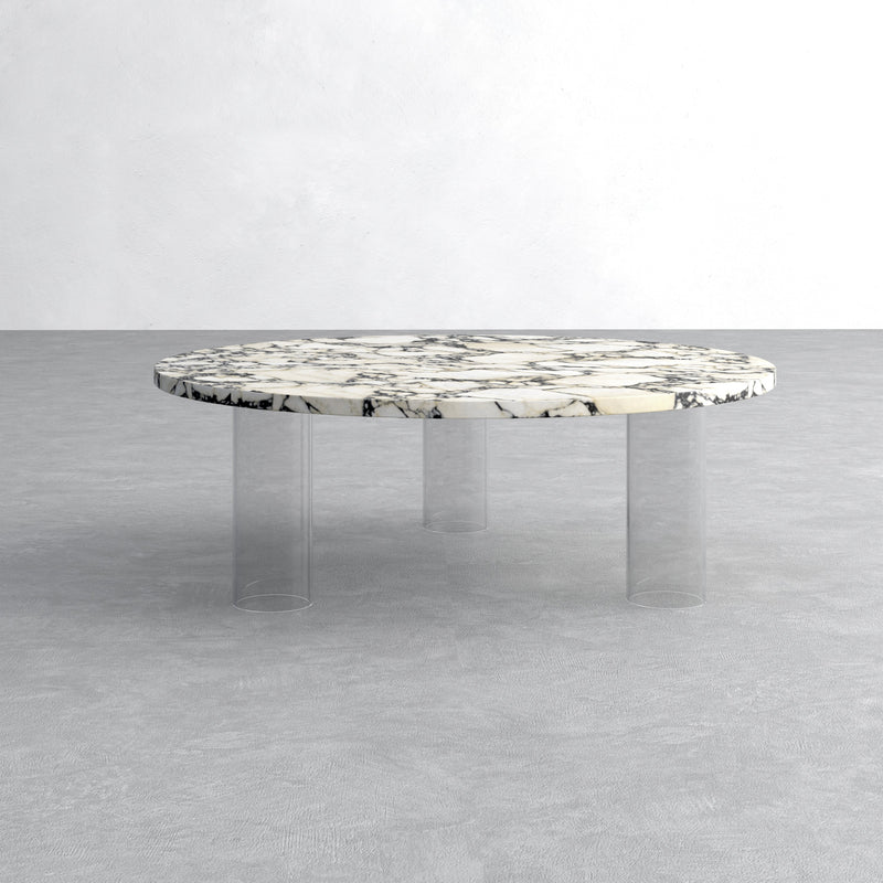 Calacatta Viola Acrylic Table
