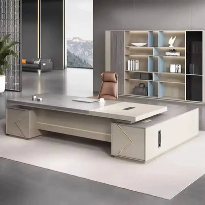 Calista · Modern L-Shaped Executive Desk