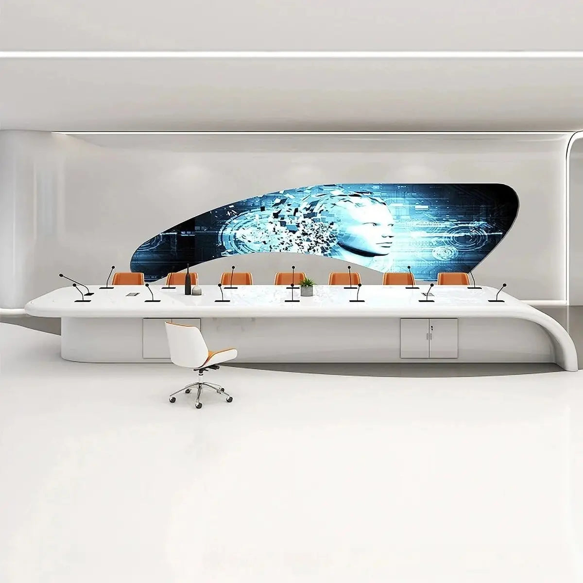 Calix · White Conference Room Table
