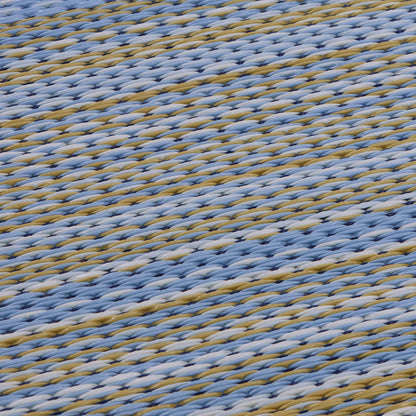 Cancun Shadow - Blue Outdoor Rug for Patio