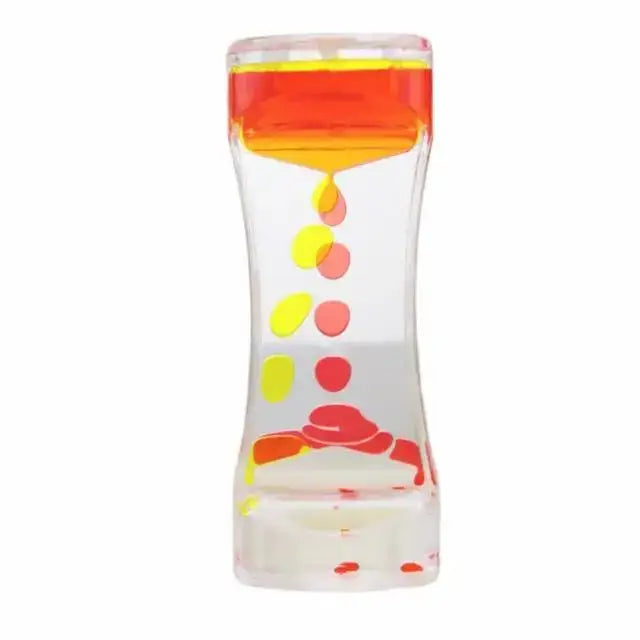 Candy liquid motion sand timer blue & green living room decor