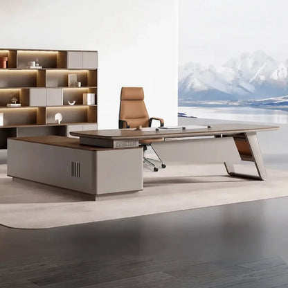 Canmore · Modern L-Shaped Executive Desk