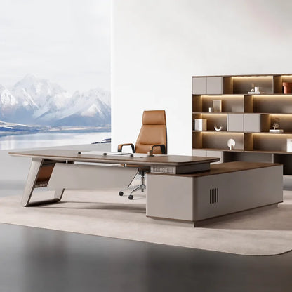 Canmore · Modern L-Shaped Executive Desk
