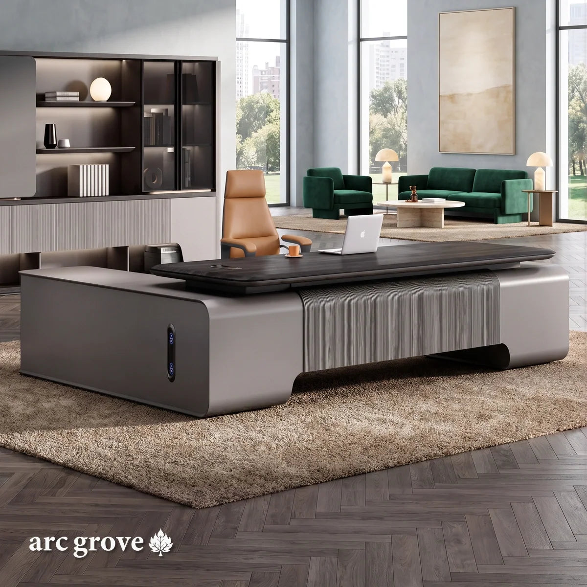 Canon · Modern L-Shaped Executive Desk