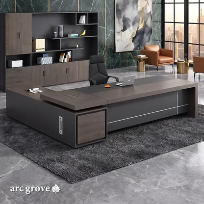 Carlaw · Modern L-Shaped Executive Desk