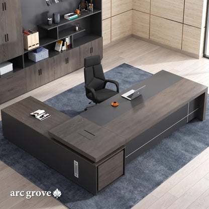 Carlaw · Modern L-Shaped Executive Desk