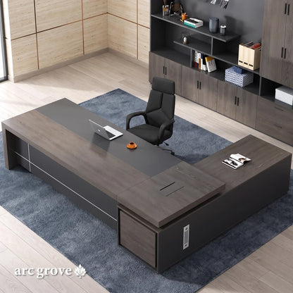 Carlaw · Modern L-Shaped Executive Desk