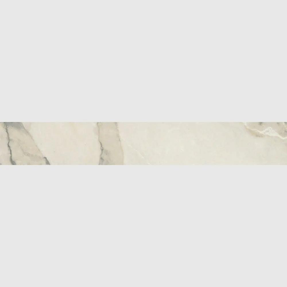 Carrara Arabescato Matte Bullnose Porcelain Moldings 4x24