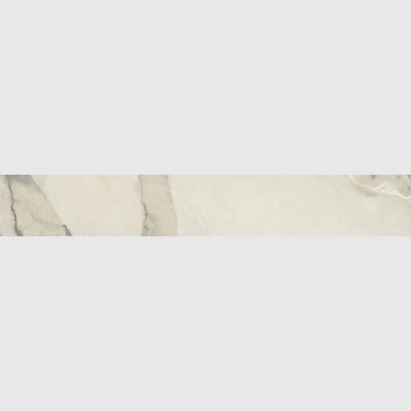 Carrara Arabescato Matte Bullnose Porcelain Moldings 4x24