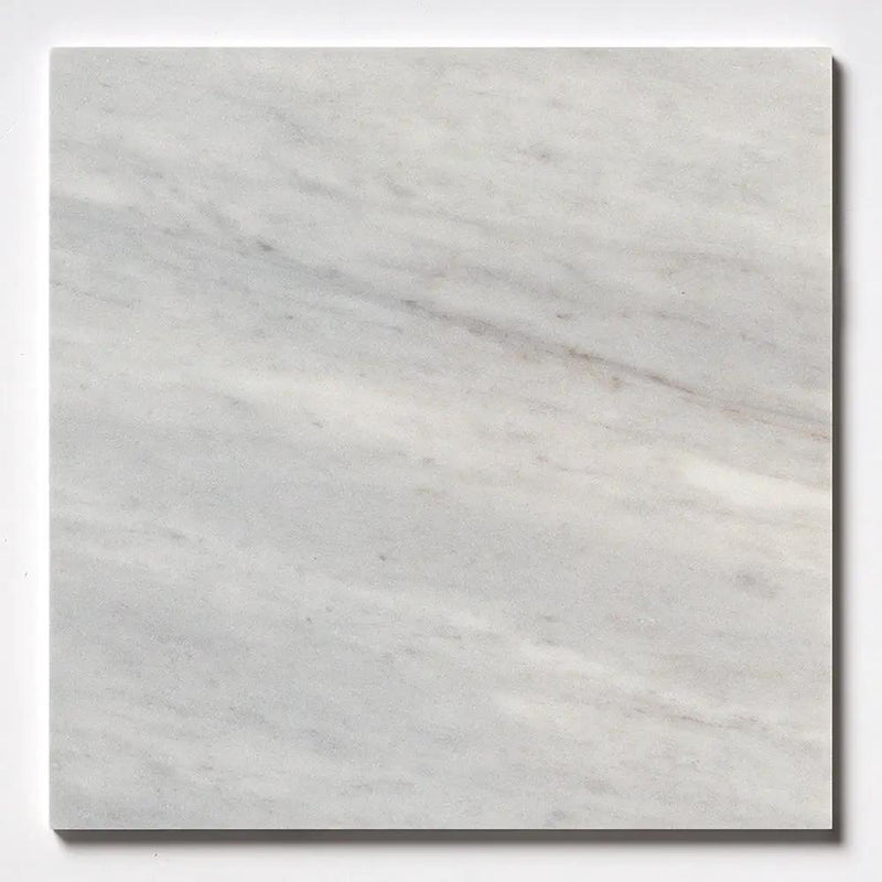 Carrara T Honed Marble Tiles 12x12