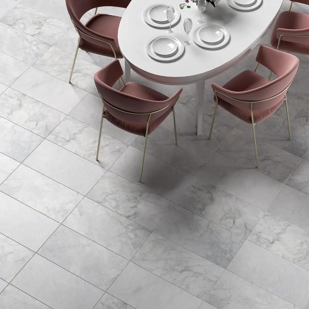 Carrara T Honed Marble Tiles 12x24