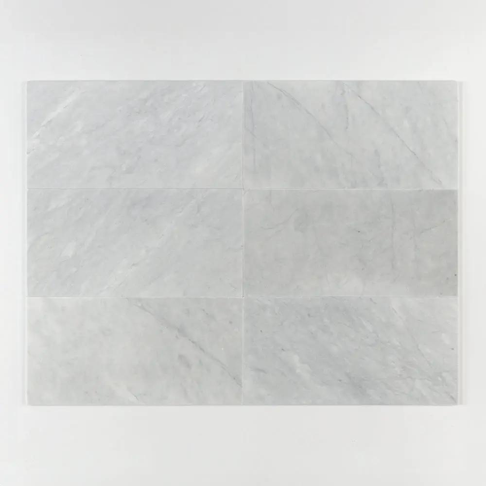 Carrara T Honed Marble Tiles 12x24