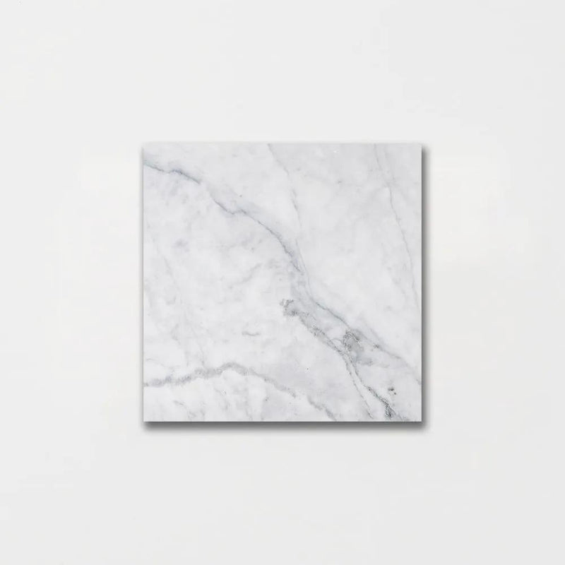 Carrara T Honed Marble Tiles 5 1/2x5 1/2