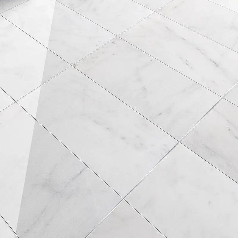 Carrara T Polished Marble Tiles 12x24