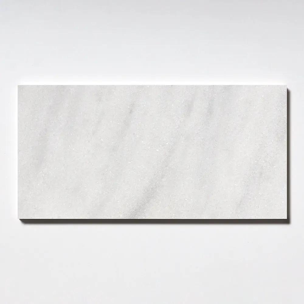 Carrara T Polished Marble Tiles 6x12