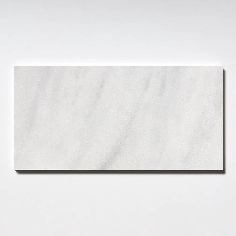 Carrara T Polished Marble Tiles 6x12