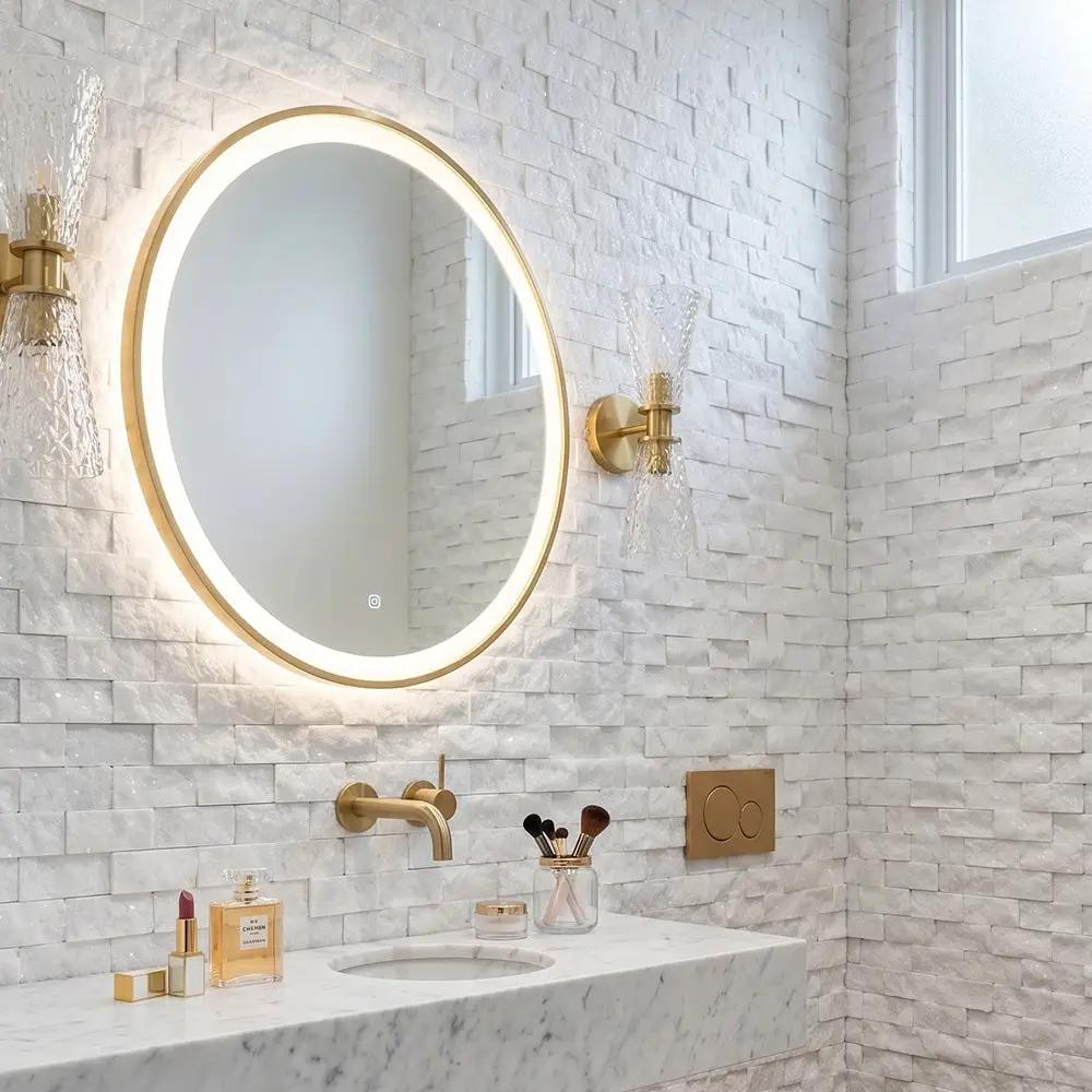 Carrara T Rock Face 1x2 Marble Mosaics 12 5/8x12 5/8