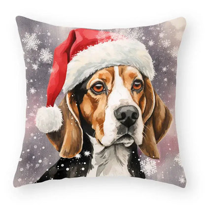Cartoon animal christmas pillowcase set of 9 living room decor