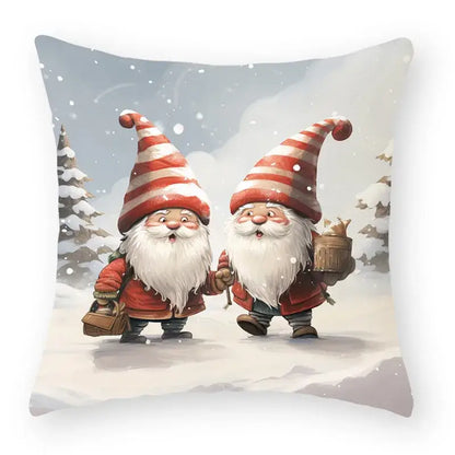 Cartoon animal christmas pillowcase set of 9 living room decor