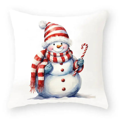 Cartoon animal christmas pillowcase set of 9 living room decor