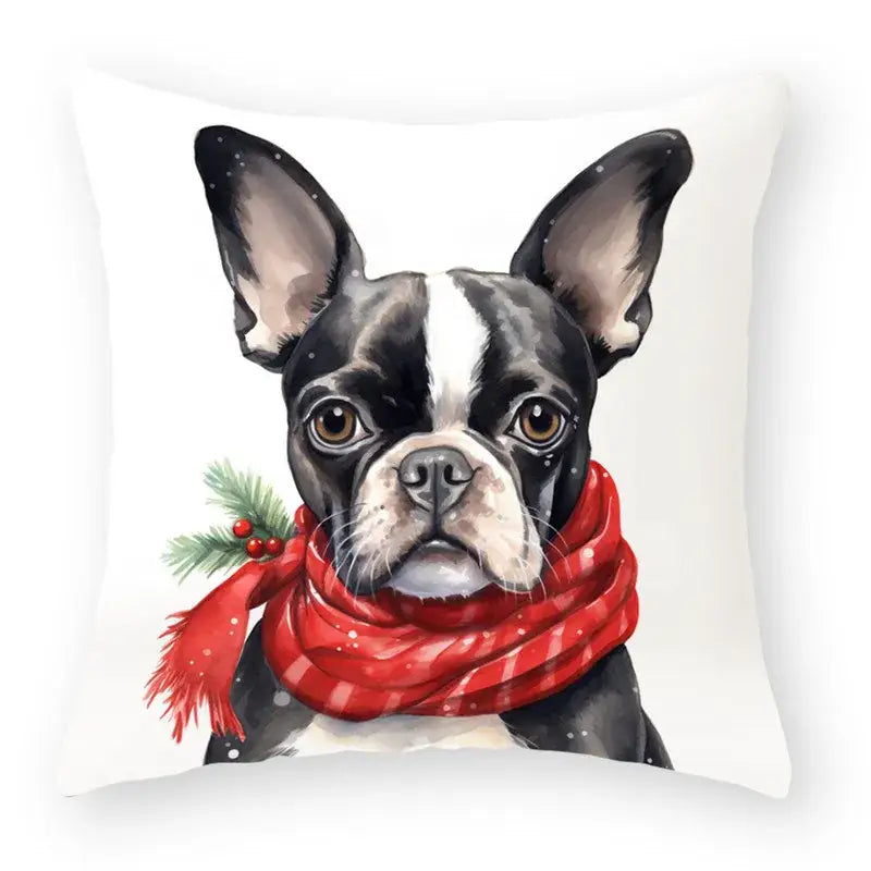 Cartoon animal christmas pillowcase set of 9 living room decor