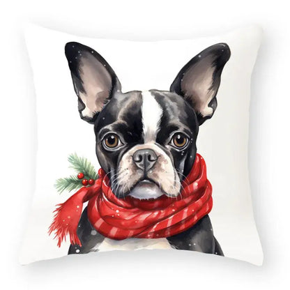 Cartoon animal christmas pillowcase set of 9 living room decor