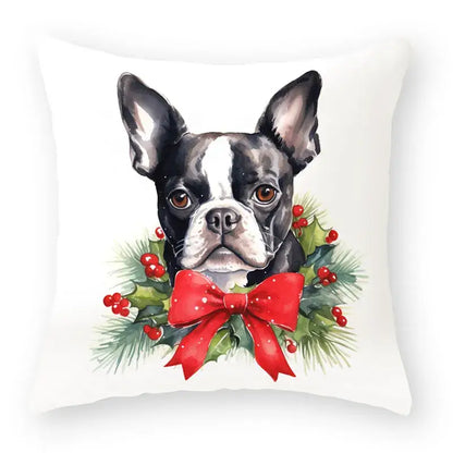 Cartoon animal christmas pillowcase set of 9 living room decor