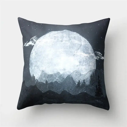 Cartoon planet astronaut pillow case bedroom square cushion cover