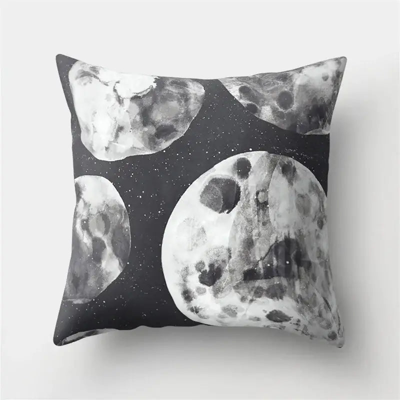 Cartoon planet astronaut pillow case bedroom square cushion cover