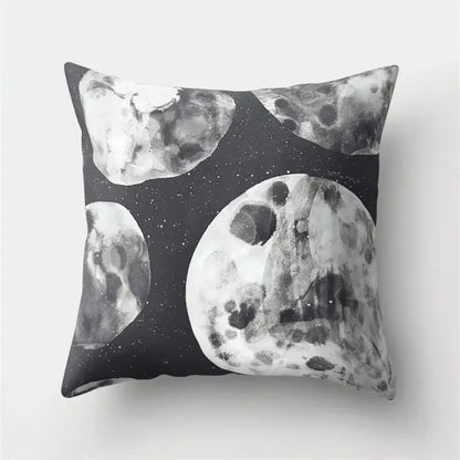 Cartoon planet astronaut pillow case bedroom square cushion cover