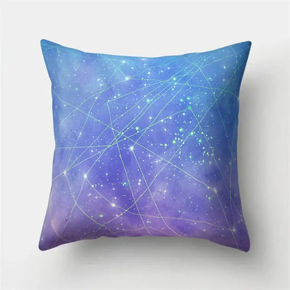 Cartoon planet astronaut pillow case bedroom square cushion cover