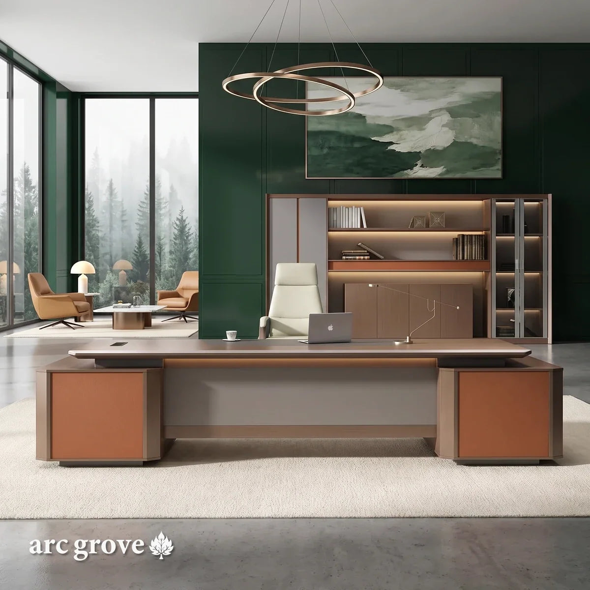 Cassel · Large L-Shaped Executive Desk