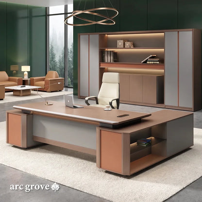 Cassel · Large L-Shaped Executive Desk