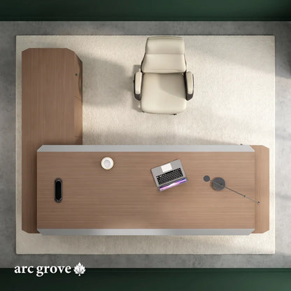 Cassel · Large L-Shaped Executive Desk