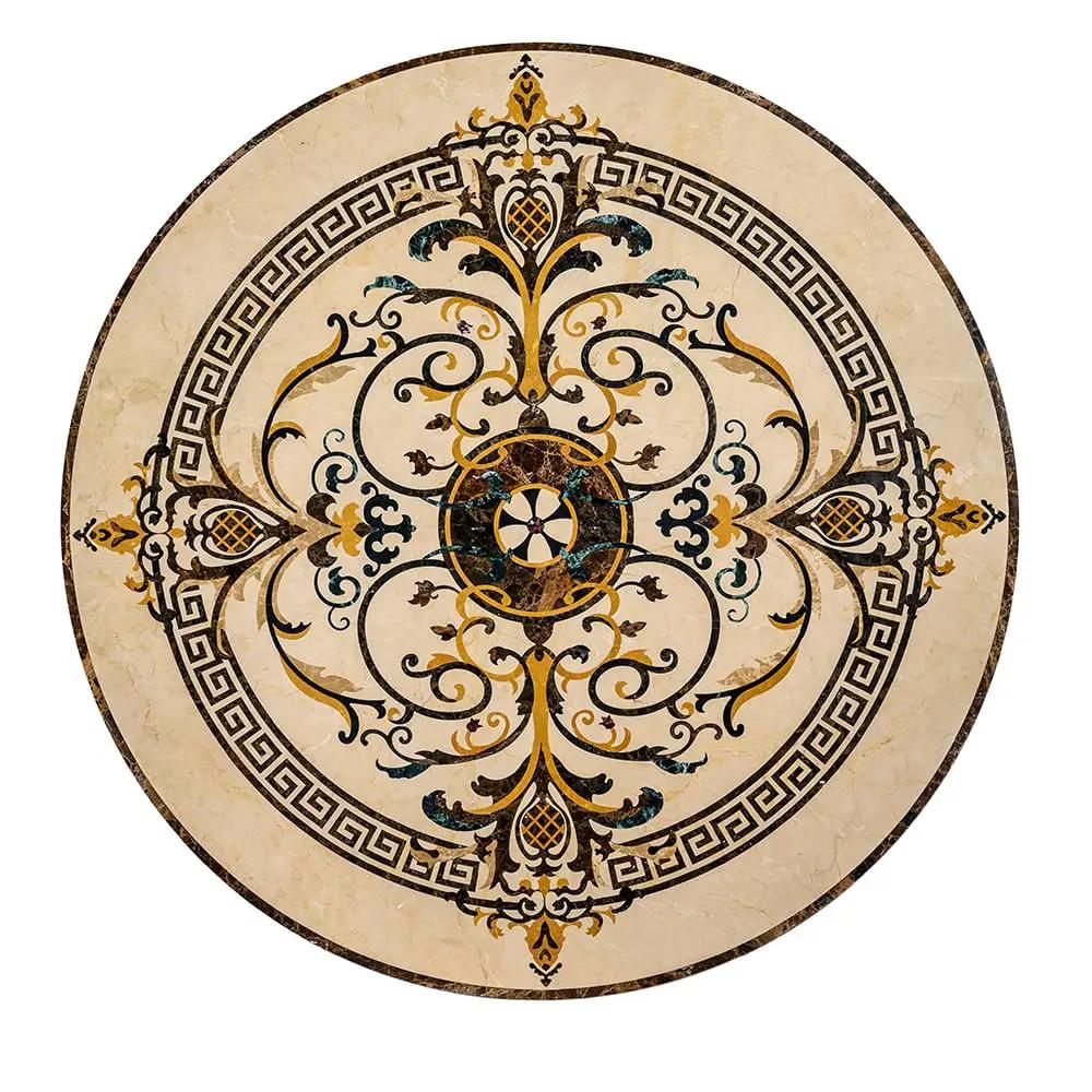 Cassina Multi Finish Round Marble Medallions 36x36
