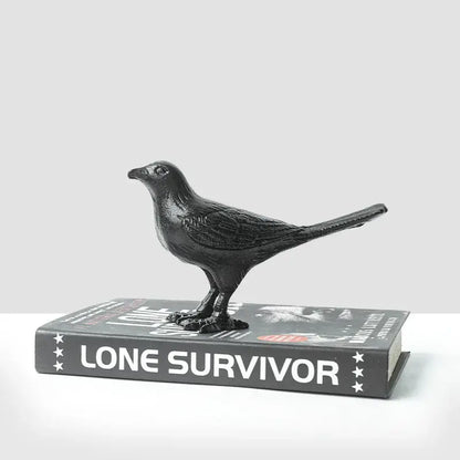 Cast iron bird decoration elegant living room figurine