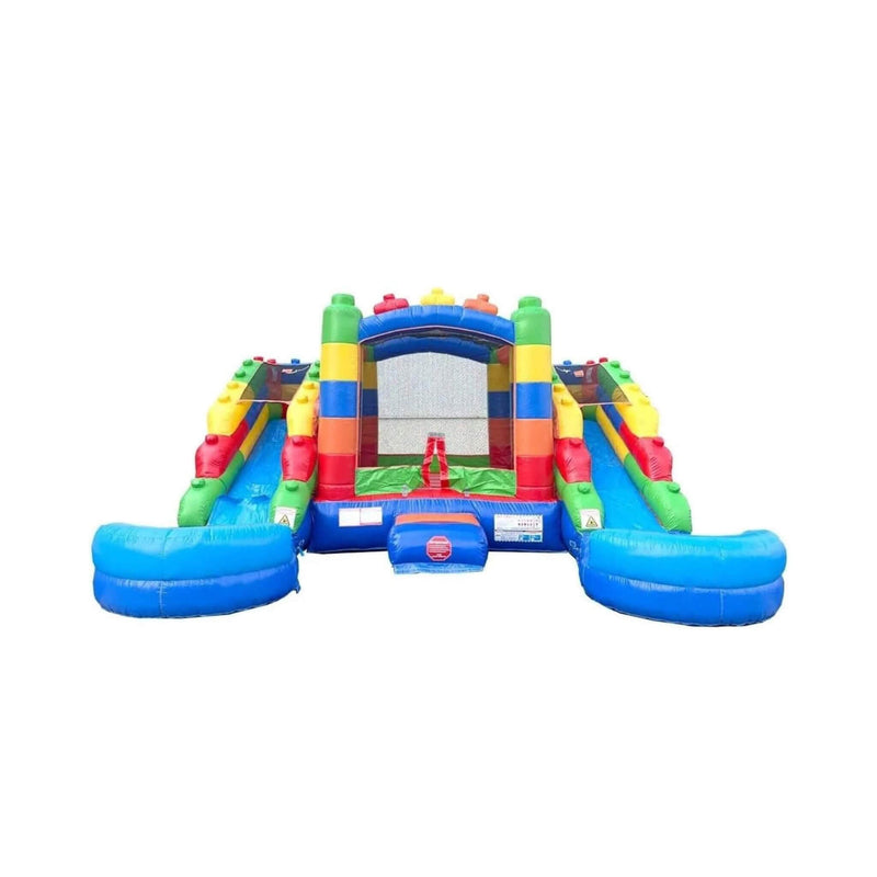 16FT Castle Bounce House With Dual Slides, Blower And Pool Combo (SAK56319)