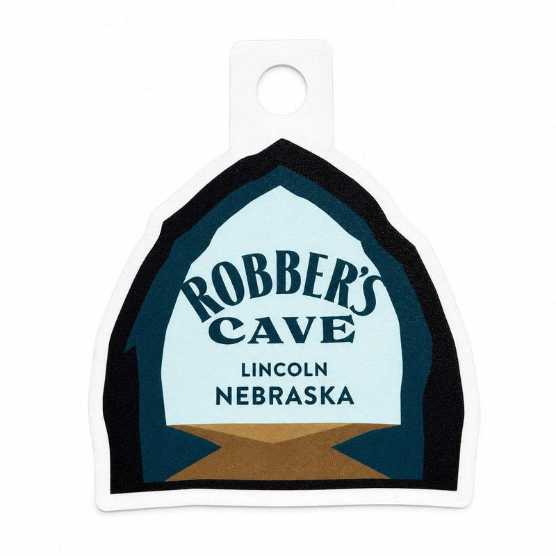 Robber's Cave Sticker | 3.5 x 3.5 | Robber's Cave