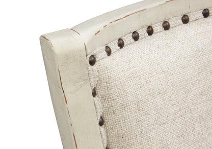 Newport - Bench With Upholstered Seat & Back - Alabaster