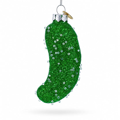 Salted Pickle Glass  Christmas Ornament